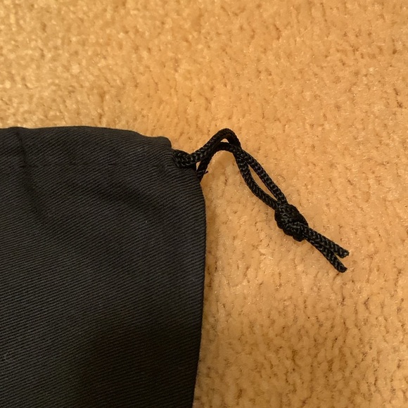 NEW ZILLI Black Shoe Dust Bags with Logo Made in Italy - Picture 2 of 4